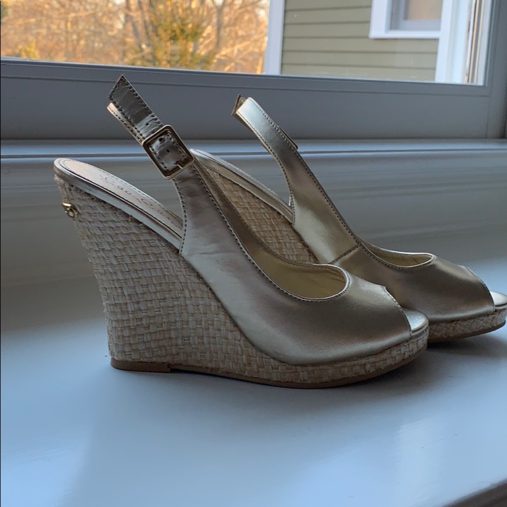 Lilly Pulitzer wedges in the style “Kristin Wedge”